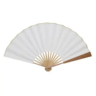 Xuan paper folding fan custom fan blank sprinkling gold pain