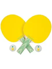 SunnyLIFE Table Top Tennis Game Ping Pong Set for Kids and Adults - Pineapple