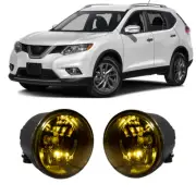 for Infiniti Nissan Cube Juke Murano Quest Yellow Fog Lights Lamps H8 Set (for: Nissan)