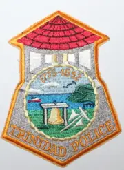 Defunct TRINIDAD POLICE Humboldt County California Lighthouse 1986 style patch