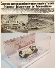 MINIATURE VOLAREBRASIL 1/43 FERRARI CORVETTE GP SOUTH AMERICAN FRITZ D´OREY 1958