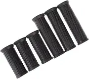 2pcs Black Bike Long/Short Handlebar Grips for Twising Shifter, Shockproof Anti Slip MTB Parts, Cycling Parts and Components Anti Slip Soft TPR Rubber Grips,Handlebars,Headsets and Stems