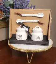 Rae Dunn Royal Icon Condiment Serving Set