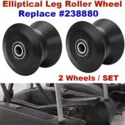 2PCS Elliptical Leg Roller Wheel 238880 For Gold's Gym HealthRider Elliptical