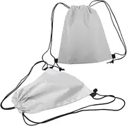 BESPORTBLE 2pcs Drawstring Backpack Capacity Sports Storage Pouch for Gym Hiking and Beach Use Durable Shoulder Bag