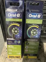 Oral-B CROSS ACTION Clean Maximiser. Black Edition. 7 Pieces. Brand New