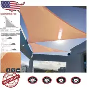Stylish 10'x11'x14.9' Peach Fuzz Shade Sail - Custom Fit for Cool Outdoor Living