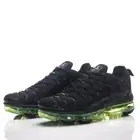 Nike air vapormax plus Black and green Men's Air cushion shoes/size