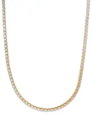 Argento Vivo Silver CZ Necklace