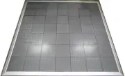 Portable Flooring, Dance, Exhibition Flooring- Checkerplate - Metal Look 21.16m2