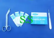 1 SCALPEL HANDLE #3 + 1 BANDAGE 5.5" + 100 BLADES #15