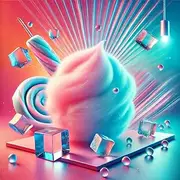 Cotton Candy Ice - Candy Floss Ice Aroma Concentrate - Vegan - Sasami - 100 ml