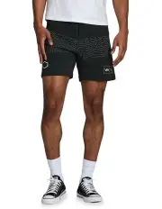 [RVCA] Hawaii Fight Scrapper Technical Shorts in Black