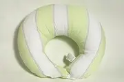 Metro Lime/White/Chocolate Nursing Pillow Cover only