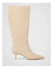[Forever New] Sasha Pointed Toe Knee High Boots in Tan