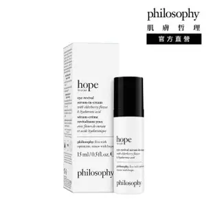 【philosophy 肌膚哲理】一瓶希望高效新生保濕眼霜15ml