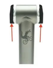 Moots Cinch Post Side Plates | Matte Black