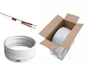 500ft Alarm Security Cable 22/2 Gauge Solid Unshielded CCA Burglar Alarm Wire
