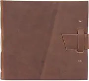 Rustic Roots Leather Guest Book Registry Handcrafted - Premium Top Grain Leather Canada