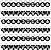 Black Pirate Eye Patches One Eye Skull Caribbean Captain Eye Mask