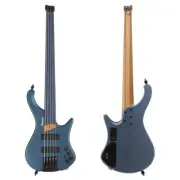 Ibanez EHB1005F-AOM Arctic Ocean 5-string Electric Bass Guitar Headless Fretless