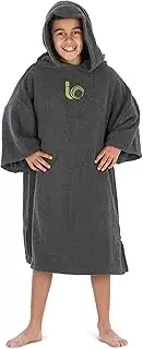 [Intrepid Outdoors] Changing Robe - Premium 100% Cotton Poncho For Beach, Surfing, Swimming, Triathlon, Indoors and Outdoor Activities - Child