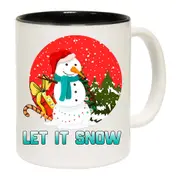 Let It Snow Frosty The Snowman Christmas Xmas Mug Cup