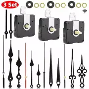 DIY Clock Movement Mechanism Wall Replacement Repair Tool Parts Hands Kit