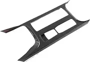 Compatible for Focus 2022 2023 2024 ABS Carbon Fiber Car Center Console Water Cup Holder Decoration Cover Trim Sticker Accessories
