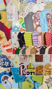 Lot/25+ 3.5" HANG GIFT TAGS Paper/Cardstock Ephemera Scrapbook Junk Journal T1