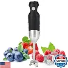 TK Tartle Kitchen Handheld Immersion Blender for Kitchen and Soap Making - Bl