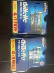 Gillette Fusion5 Proglide Power Razor Blade Refills 5 Cartridges Slit Package X2