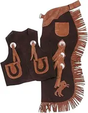 [Tough 1] Tough-1 Kids Chap/Vest Set Horseshoes