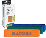 Blackroll Loop Band - Latex Free Loop Resistance Bands Set for Boody Workout