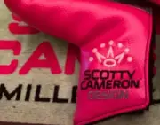 Scotty Cameron Milled Putters Head Cover Red/Silver