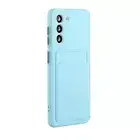 For Samsung Galaxy S22 S24 Ultra S23 S21 Plus Note20 Case Card Slot Soft Cover