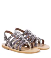 [PePe] PèPè Glitter gladiator sandals UK 2 metallic