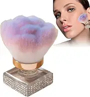 Setting Powder Brush - Nail Dust Brush - Ergonomic Travel Size Manicure Tool for Nail Cleaning Everyday Use Contouring