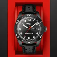 在飛比找Yahoo奇摩購物中心優惠-TISSOT天梭 官方授權 PRS516 經典賽車機械腕錶 