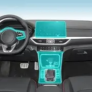 Kaecad Car Interior Film Dashboard Piano Board Shift Center Console Anti-Scratch Transparent TPU Protection Film Accessories，for Kia K3 BL7 2021-2024 (GPS Navigation Film)