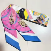 Unused HERMES Twilly Scarf Spring Spring Baguette Piping Limited Special 063