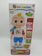 Cocomelon DELUXE INTERACTIVE JJ DOLL Feed Dress Sing With Me Sings 3 Songs NIB