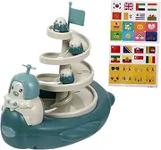 ERINGOGO 1 Set Educational Gliding Car Track Rail Gliding Car Ramp for Imaginative Play Smooth Material Safe for Creative Learning