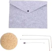 BESTOYARD Spiritual Divining Tools Set 2 Copper Dowsing Rods and for Life Clarity and Ghost Hunting