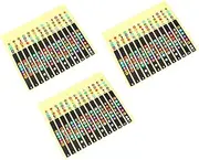 ifundom Guitar Learning Stickers 6 Pcs Fretboard Decals Paper Material Perfect for Boys and Girls and Beginners