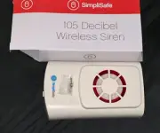 SimpliSafe 105 Decibel Wireless Siren Original Sensor Home Security WS1000 New