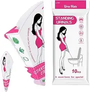 Pee Standing Up for Women,Woman Pee Funnel - Foldable Waterproof Leak Proof Paper Urine Case Hygienic for Adults Kids Hiking Backpacking Adventure Travel Boating
