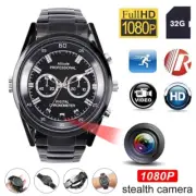 32GB/64GB 1080P HD Mini Watch Camera Video Recorder Night Vision Security Cam