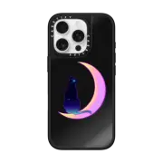 iPhone 16 Pro Mirror Case MagSafe Compatible Cat Moon