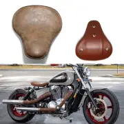 Motorcycle 3'' Leather Seat Spring Solo Seat For Harley Chopper Bobber Custom